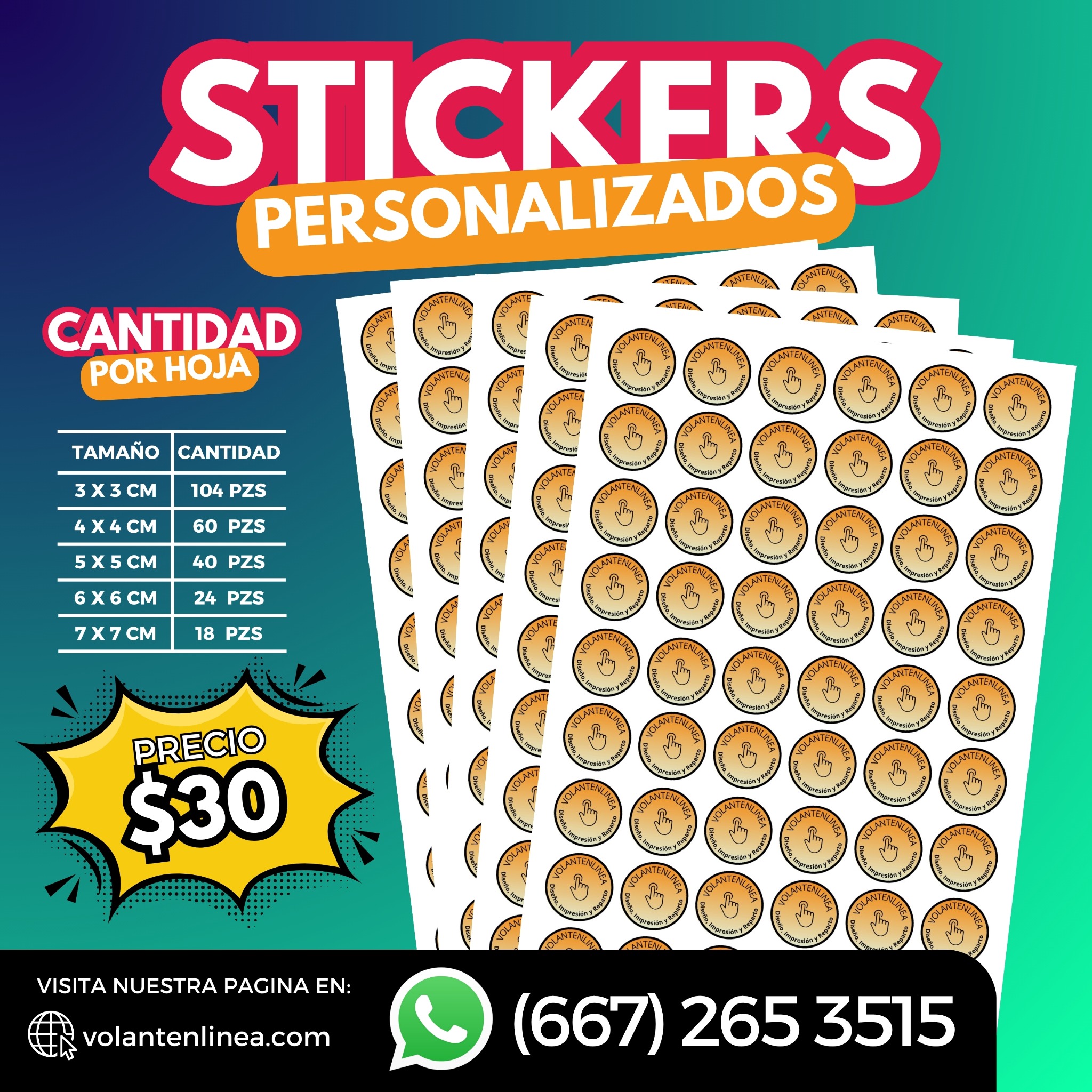 Volantenlinea Facebook ad: IMPRESIÓN DISEÑO Y REPARTO