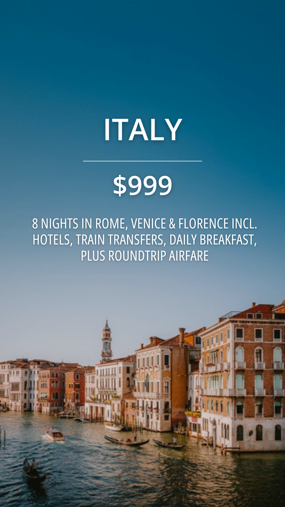 Travelzoo Facebook ad from Aug 5, 2026