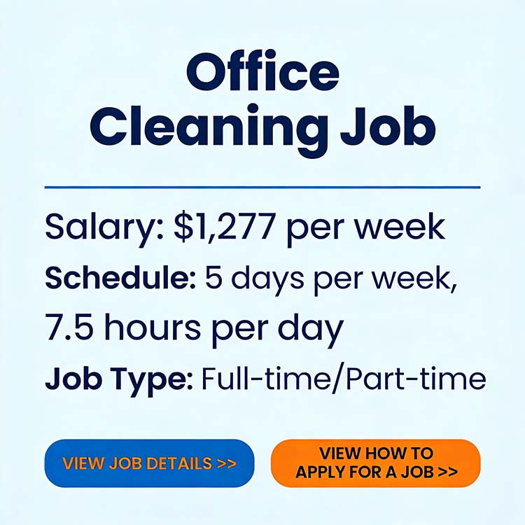 Job Seeker Daily-01 Facebook ad: Learn broadly about Janitorial Services