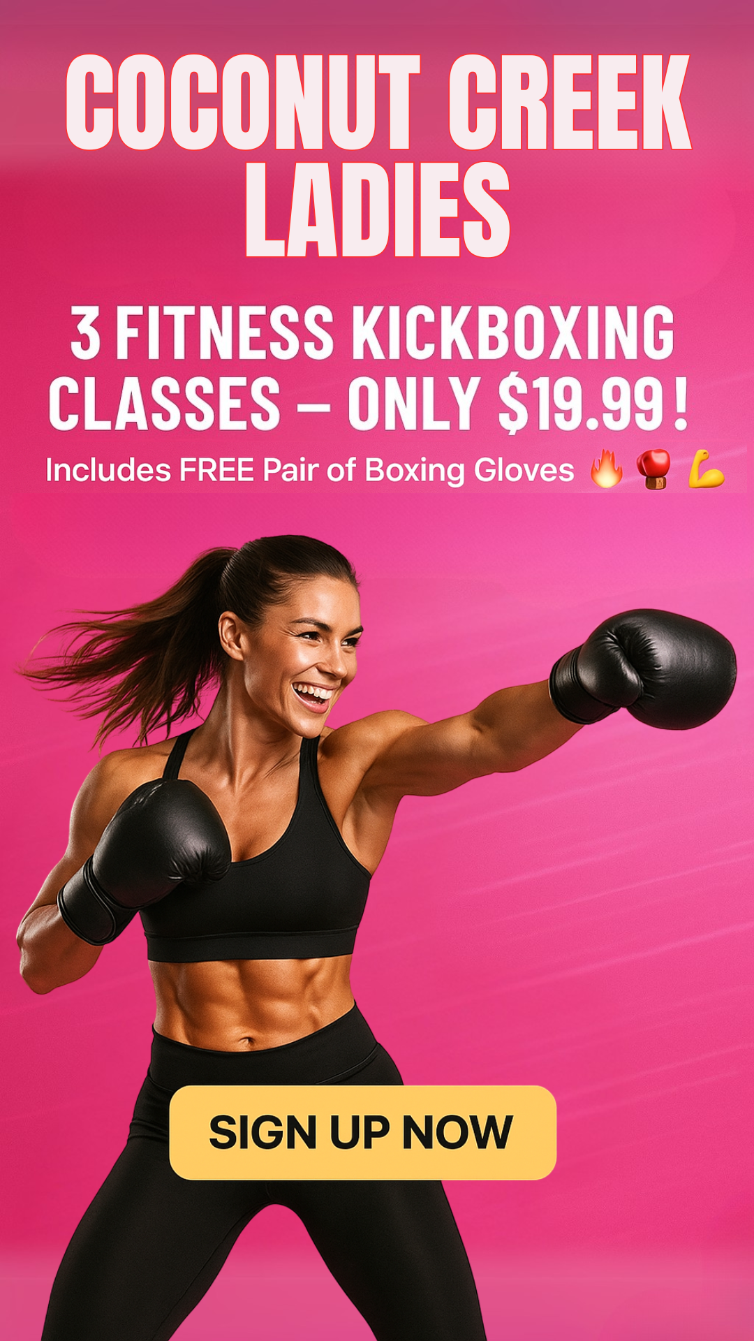 Get Tuff Kickboxing Facebook ad