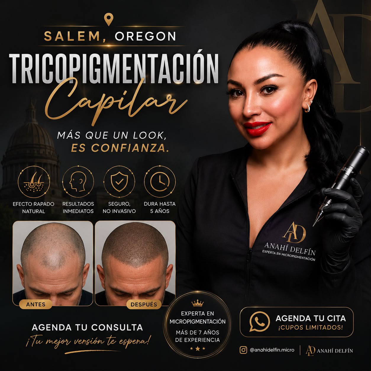 Anahi Delfin Beauty Clinic Facebook ad
