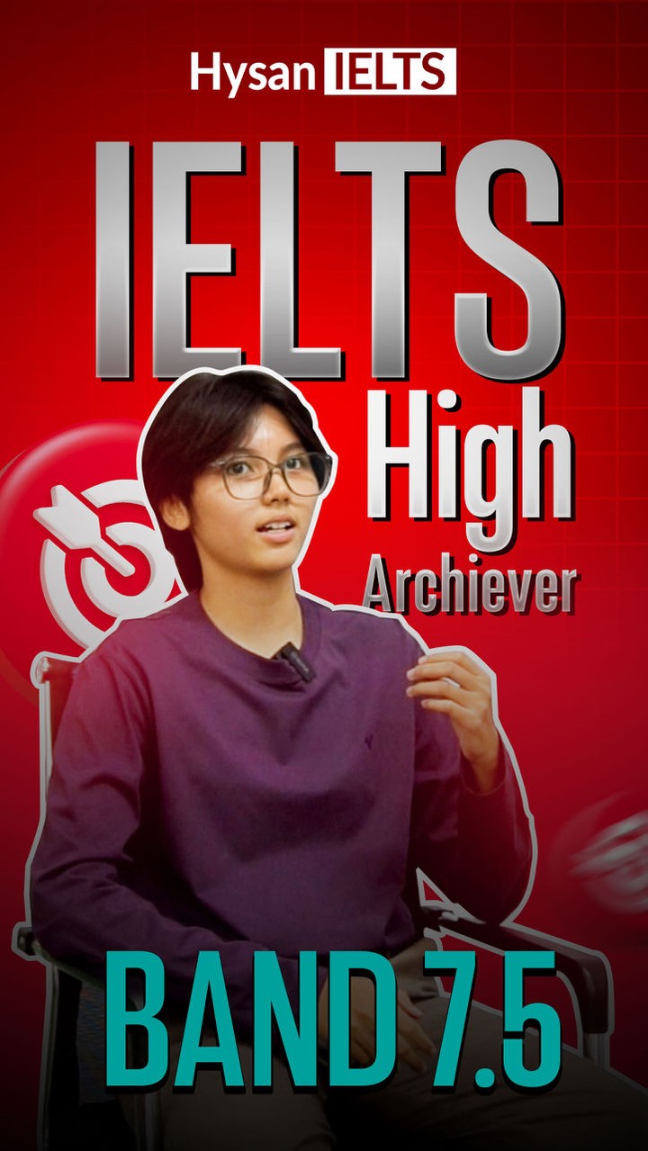 Hysan IELTS Facebook ad: IELTS Band 7.5 ရအောင် Hysan IELTS နဲ့အတူ ဘယ်လိုပြင်ဆင်ခဲ့လဲ?