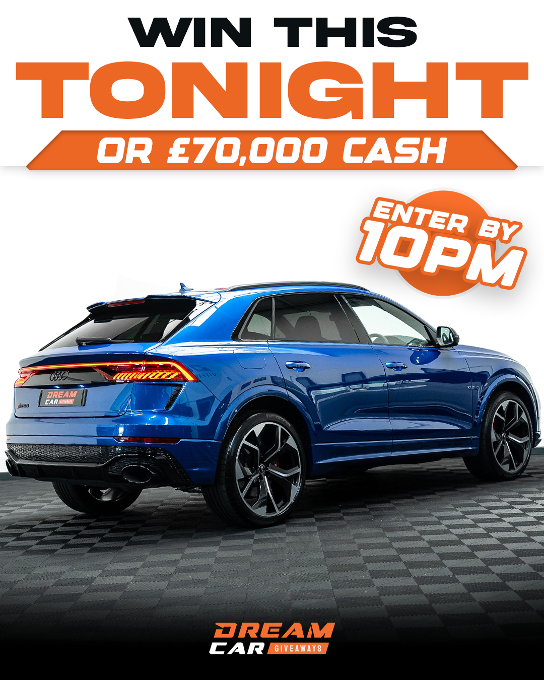 Dream Car Giveaways Facebook ad