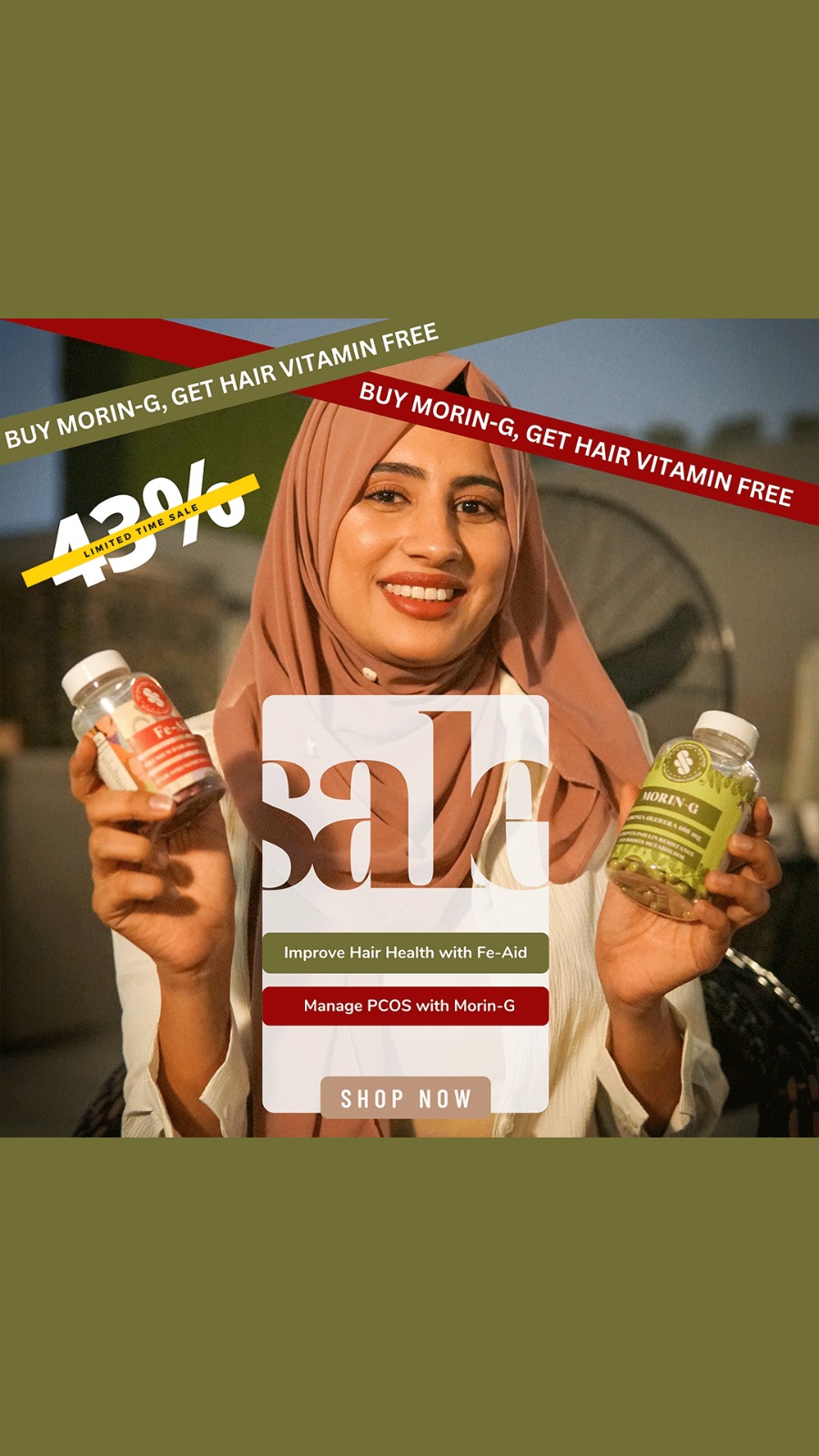 The Supplement Solution by Yumna Chattha Facebook ad: Get FREE Hair Vitamin