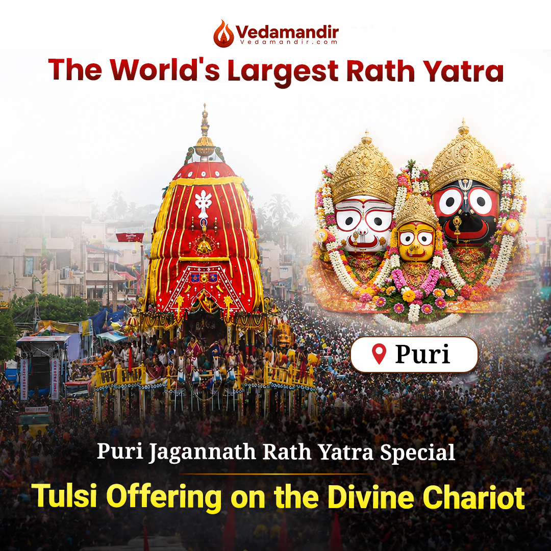 Vedamandir Facebook ad: Puri Jagannath Rath Yatra Special Tulsi Offering on the…