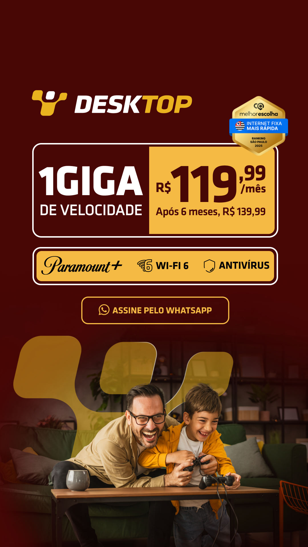 Desktop Facebook ad