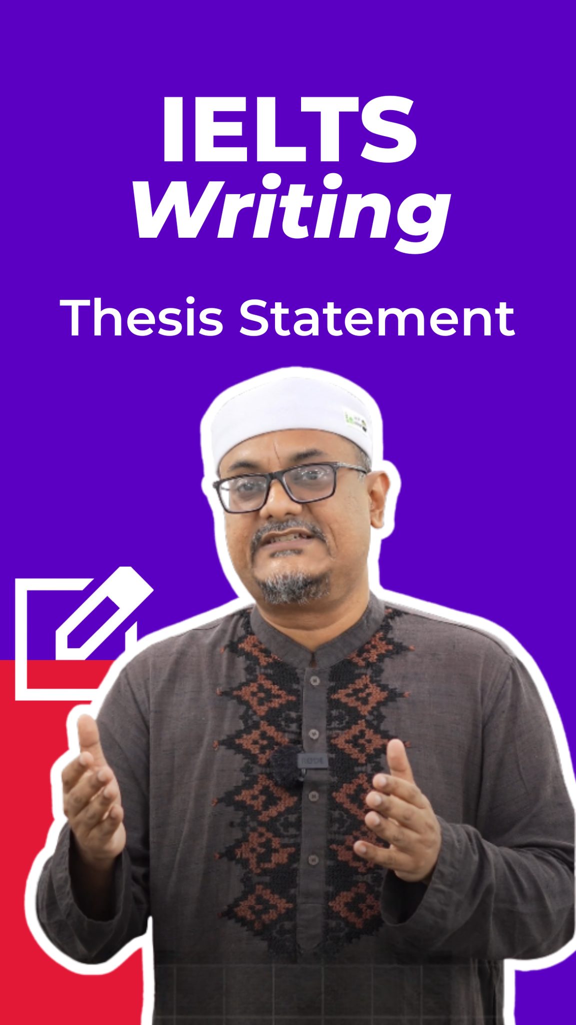 FutureEd English Language Institute Facebook ad: Struggling to write a strong Thesis Statement in…