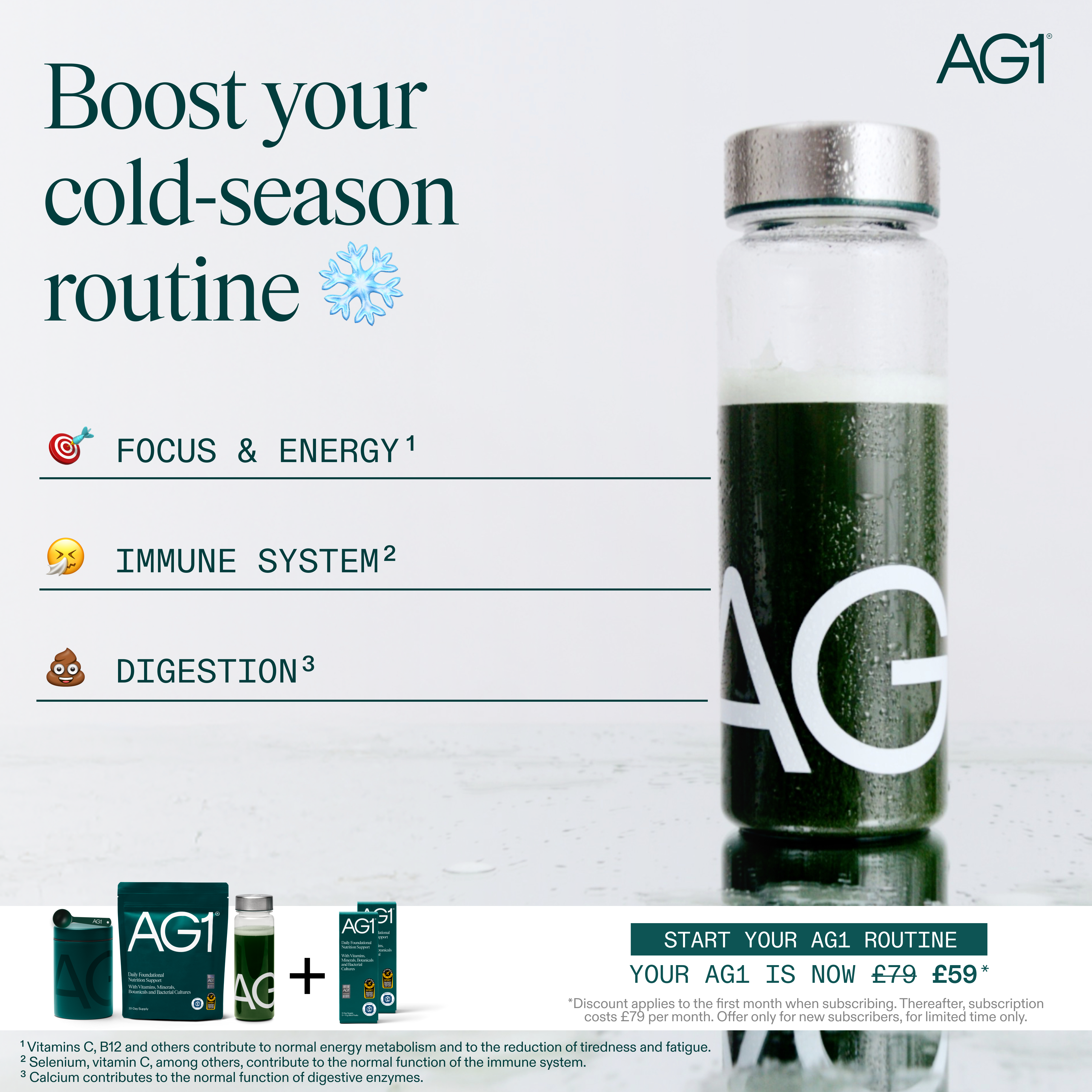 AG1 by Athletic Greens Facebook ad