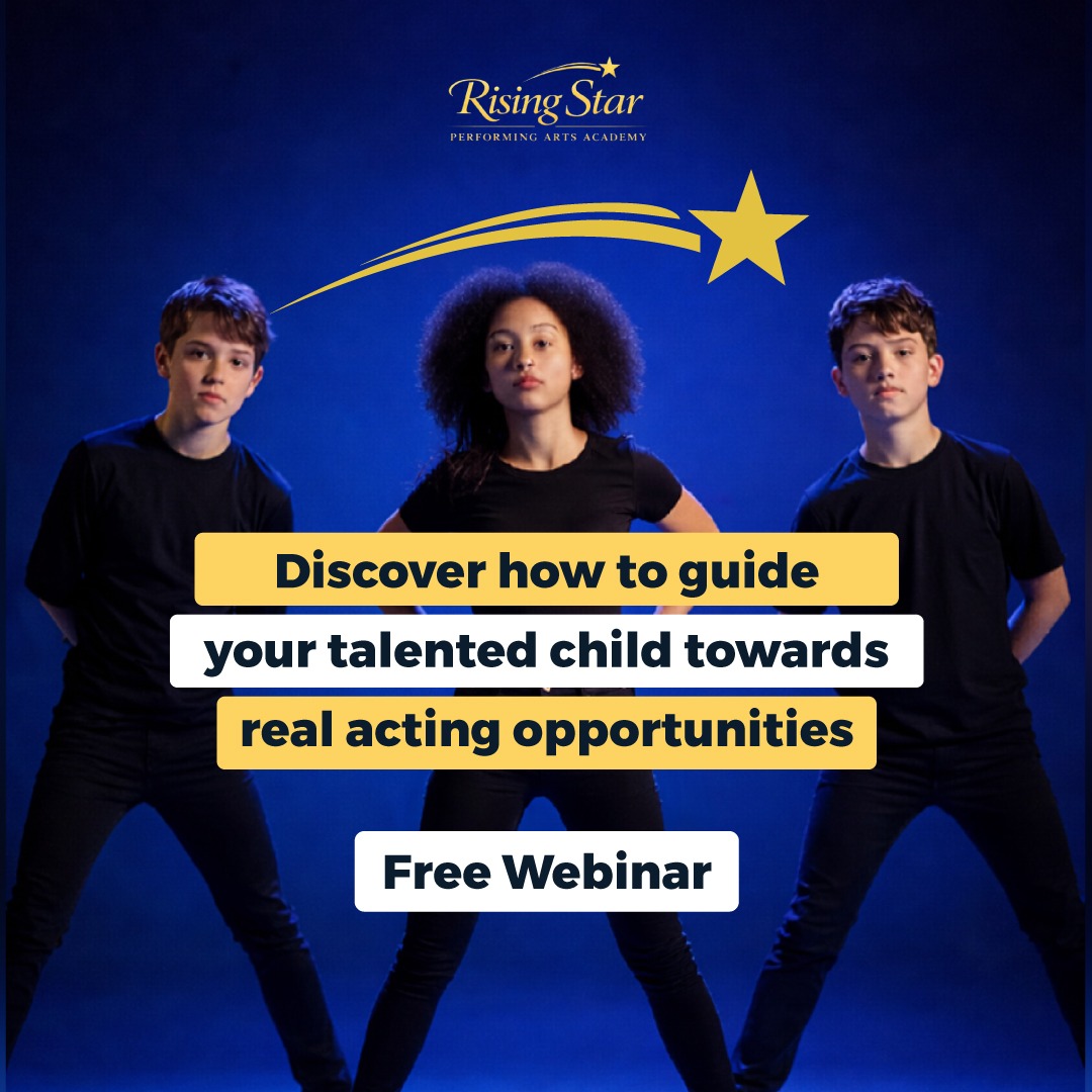 Rising Star Performing Arts Academy Facebook ad: Guide Your Child Toward Acting Opportunities