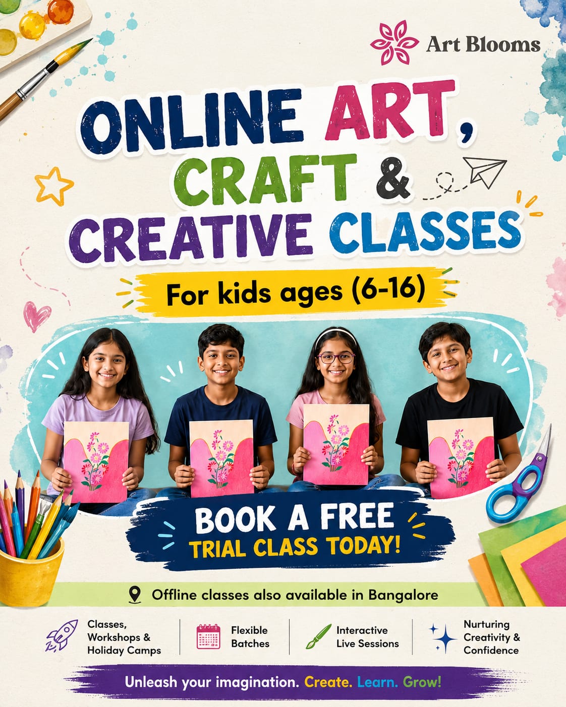 Art Blooms Facebook ad from Jun 21, 2026