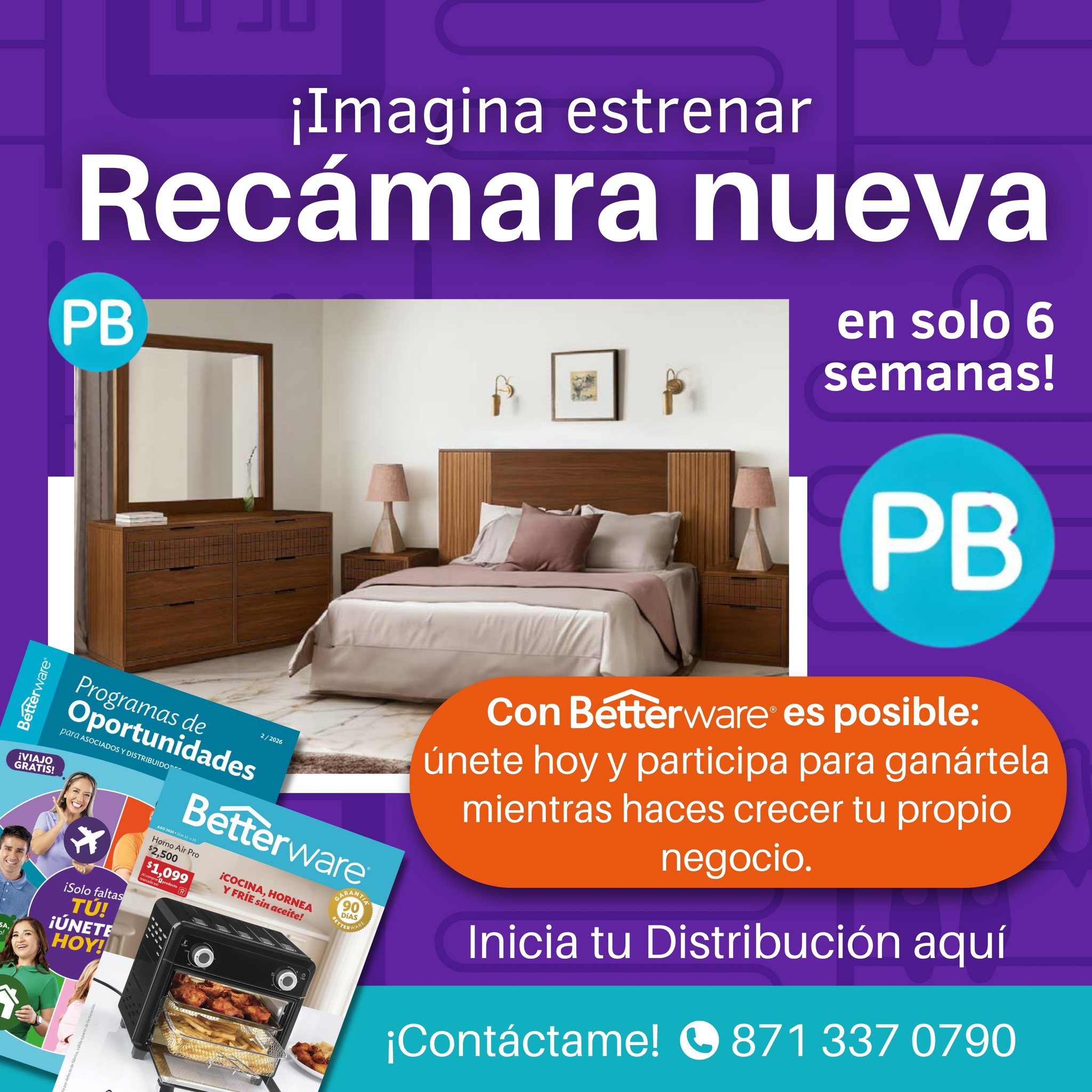 Better Sandoval & Asociados Facebook ad: Renovar tu recámara en 6 semanas no es…