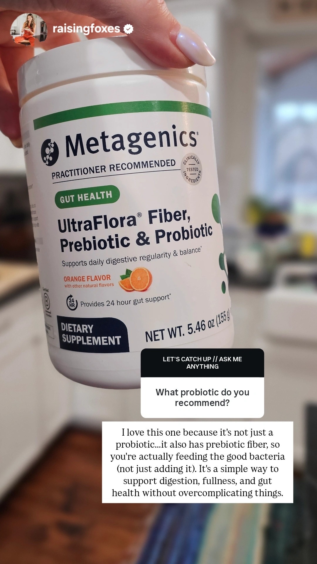 Metagenics Facebook ad