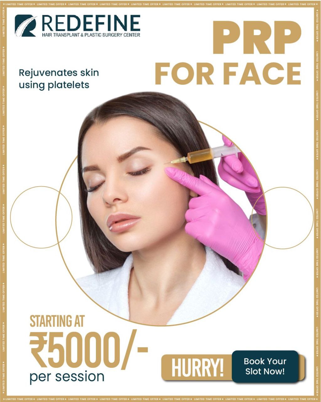 Redefine Skin and Hair Transplant Center Facebook ad