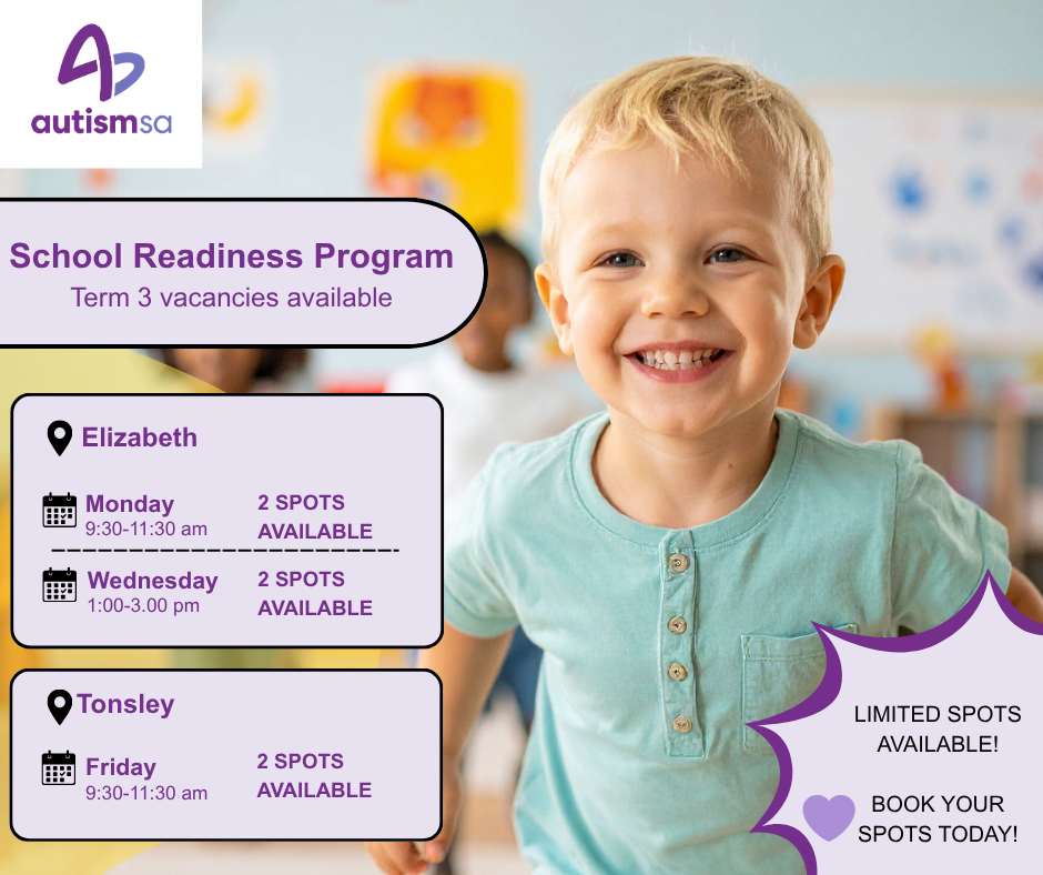 Autism SA Facebook ad: School Readiness Program