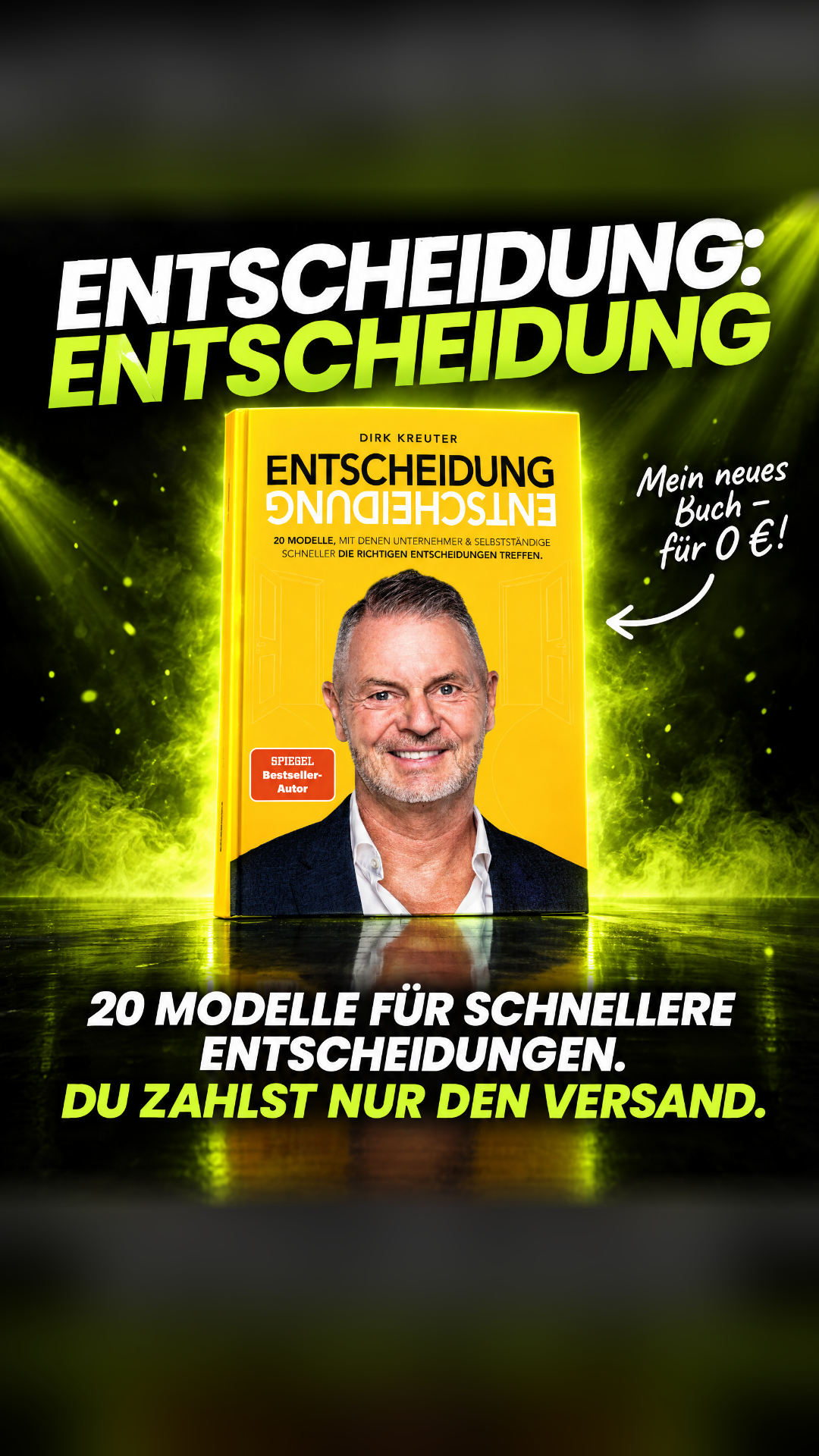Dirk Kreuter Facebook ad: Brandneu, Entscheidung: Entscheidung