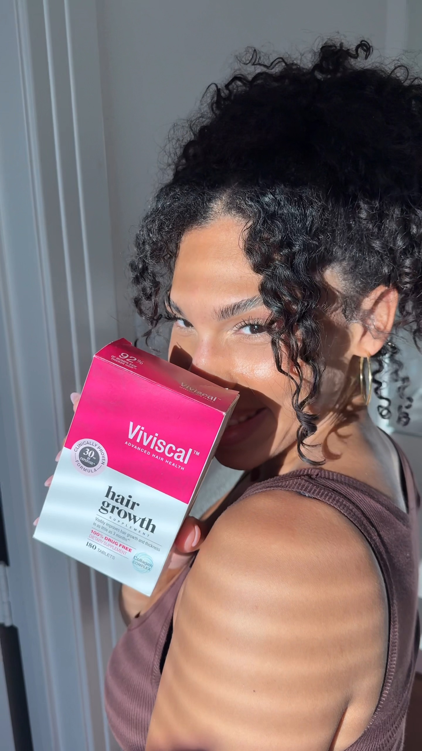 Viviscal Facebook ad: Hair care you can feel good about Hair…