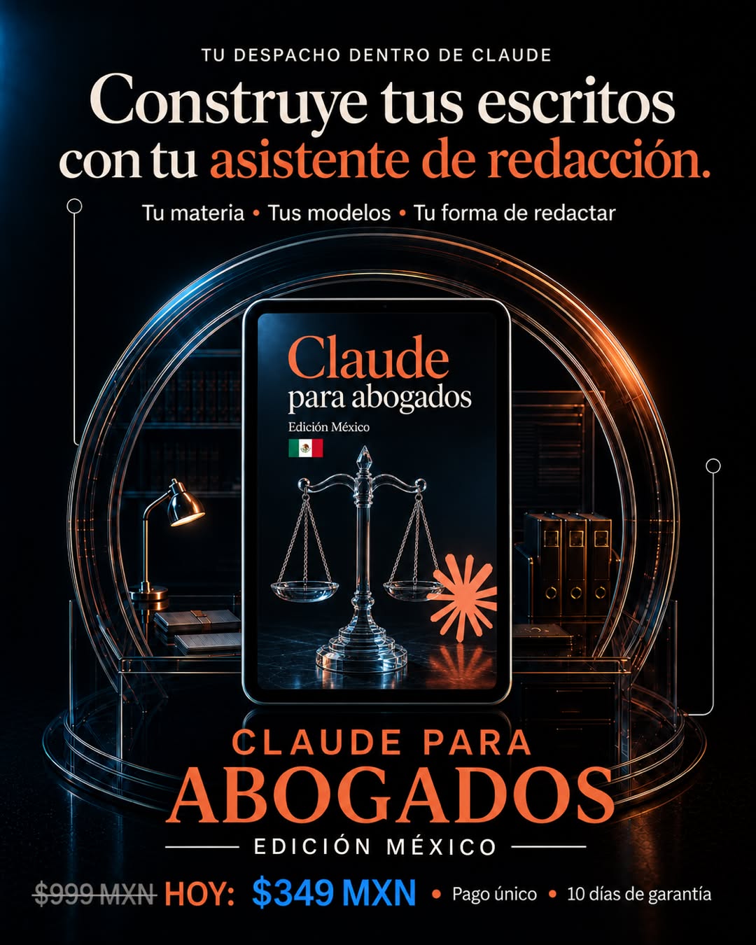 Automatiza juridico Facebook ad: Claude para Abogados | Edición México