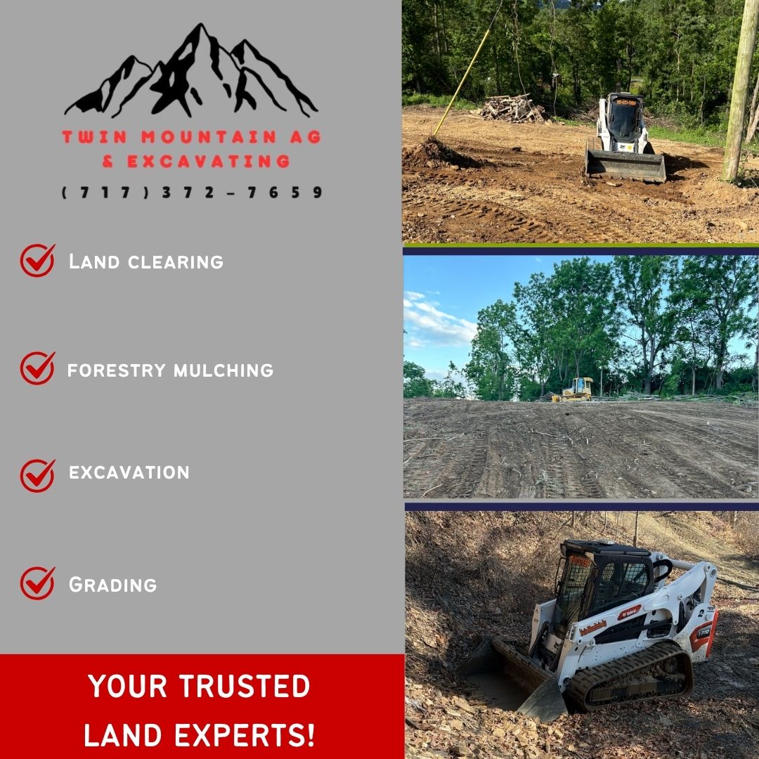 Twin Mountain Ag & Excavating LLC Facebook ad: Transform Your Land the Right Way