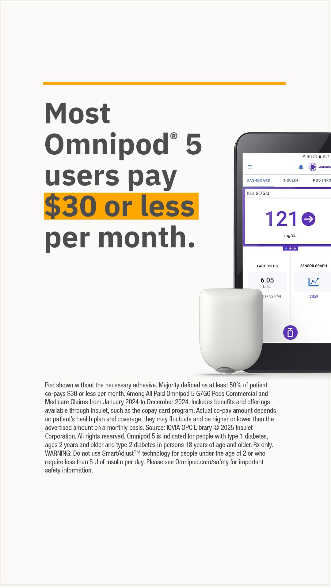 Omnipod Facebook ad