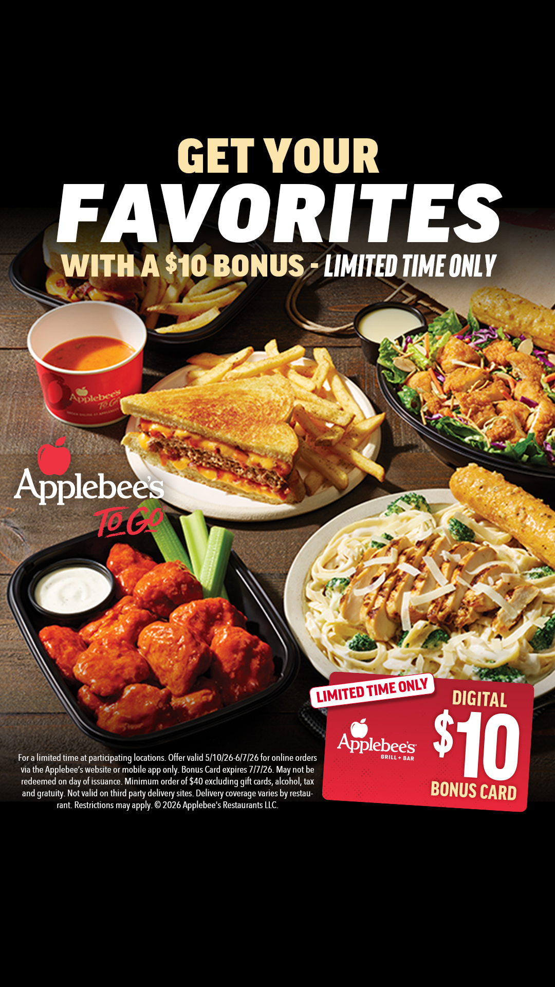 Applebee's Grill + Bar Facebook ad
