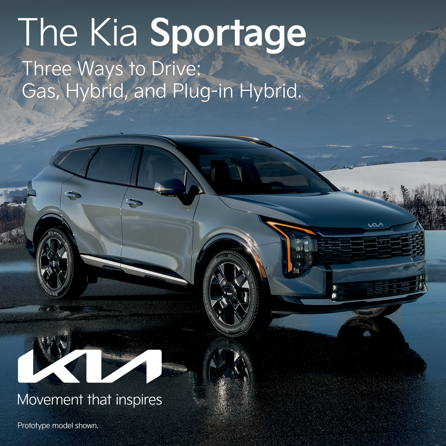 Northland Kia Facebook ad: City style meets mountain capability.