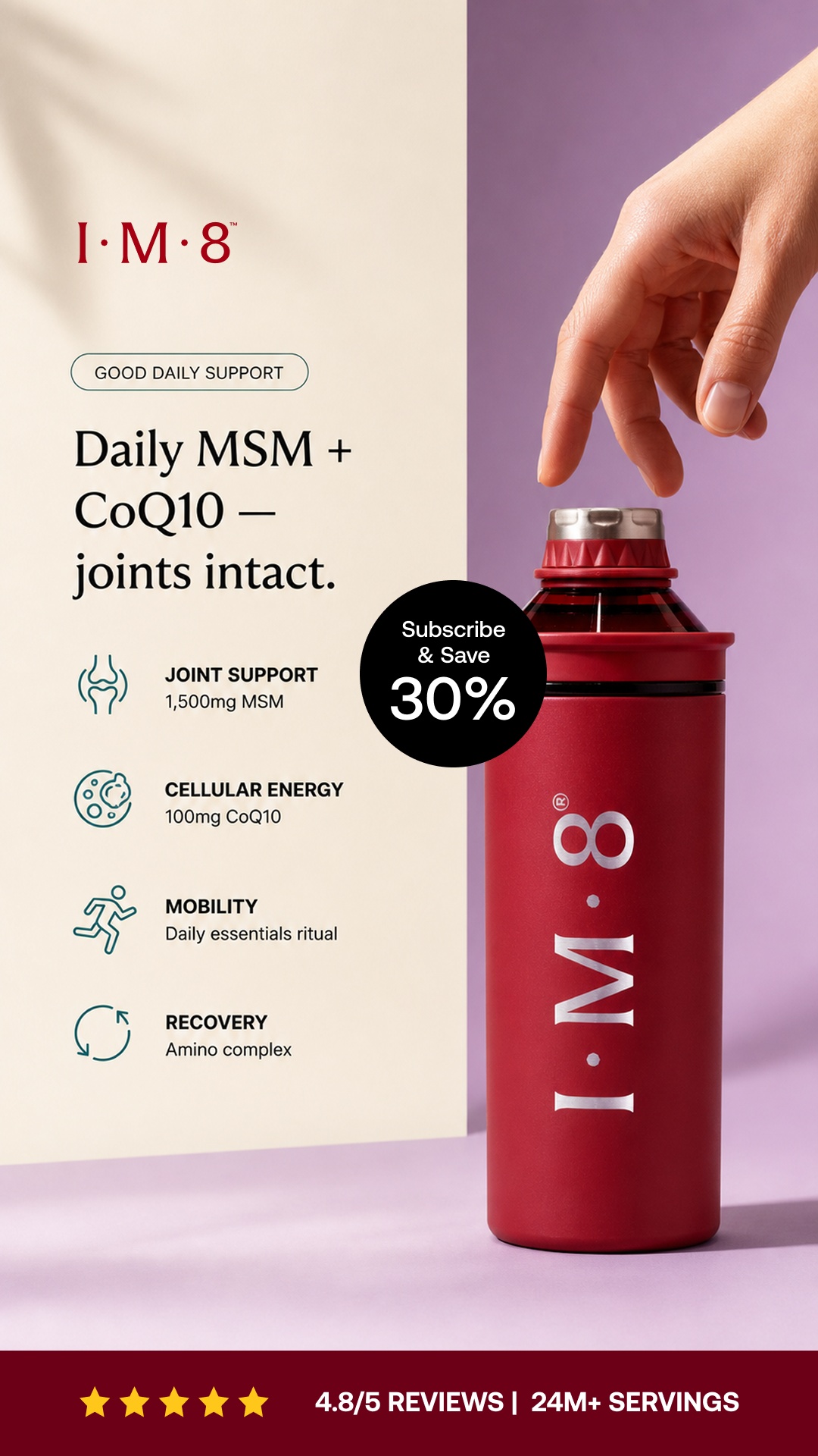 IM8 Health Facebook ad