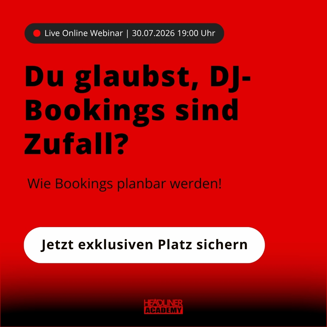Headliner Academy Facebook ad: Warum viele DJs zu wenig verdienen