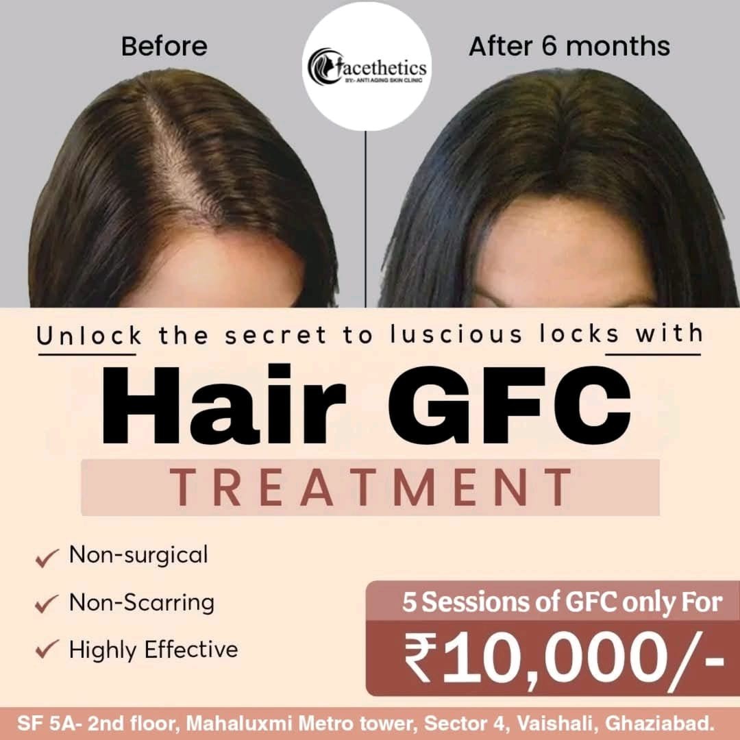 Antiaging SKIN Clinic Facebook ad: Limited offer, unlimited Hair growth