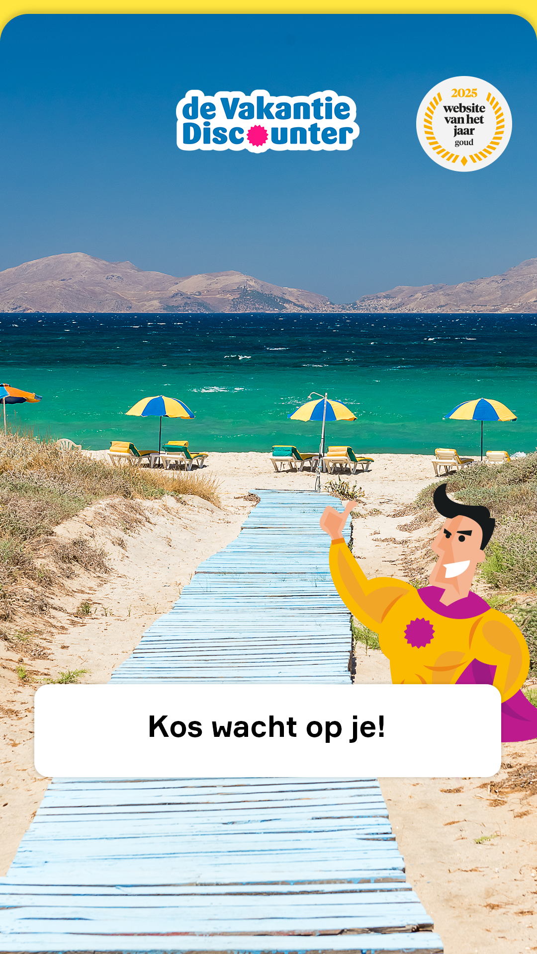 de VakantieDiscounter Facebook ad