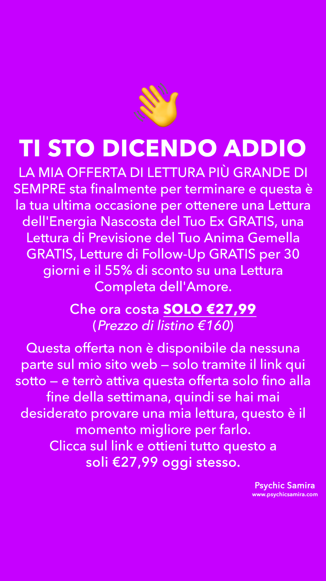Psychic Samira Facebook ad