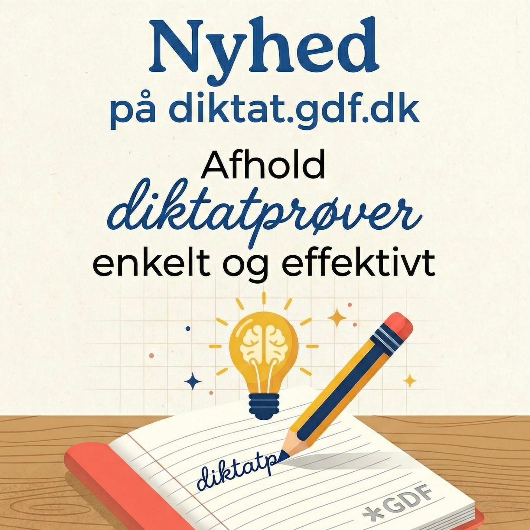Forlaget GDF Facebook ad: Diktat - Gdf.dk