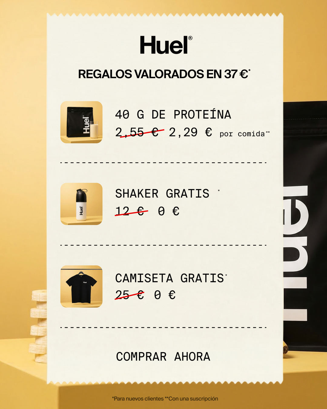 Huel Facebook ad