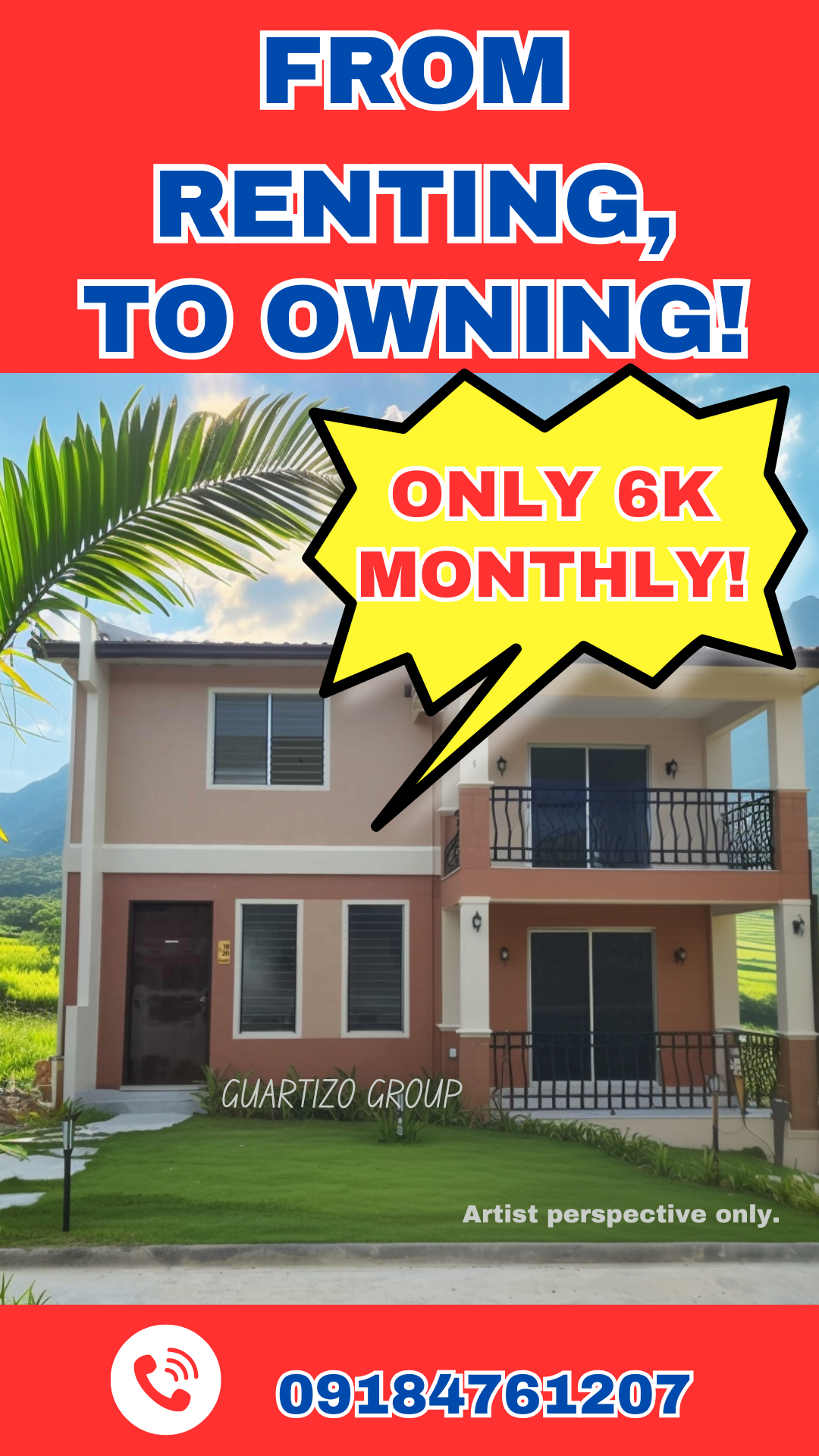 Rent to Own Deca Homes Iloilo Facebook ad: Book a site visit here