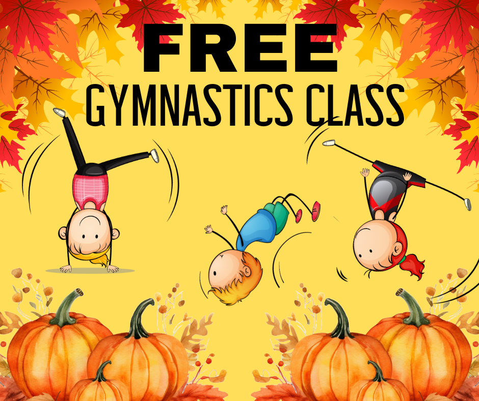 Gymtowne Gymnastics SSF Facebook ad: Sign Up for a Free Gymnastics Class. Spots are Limited!
