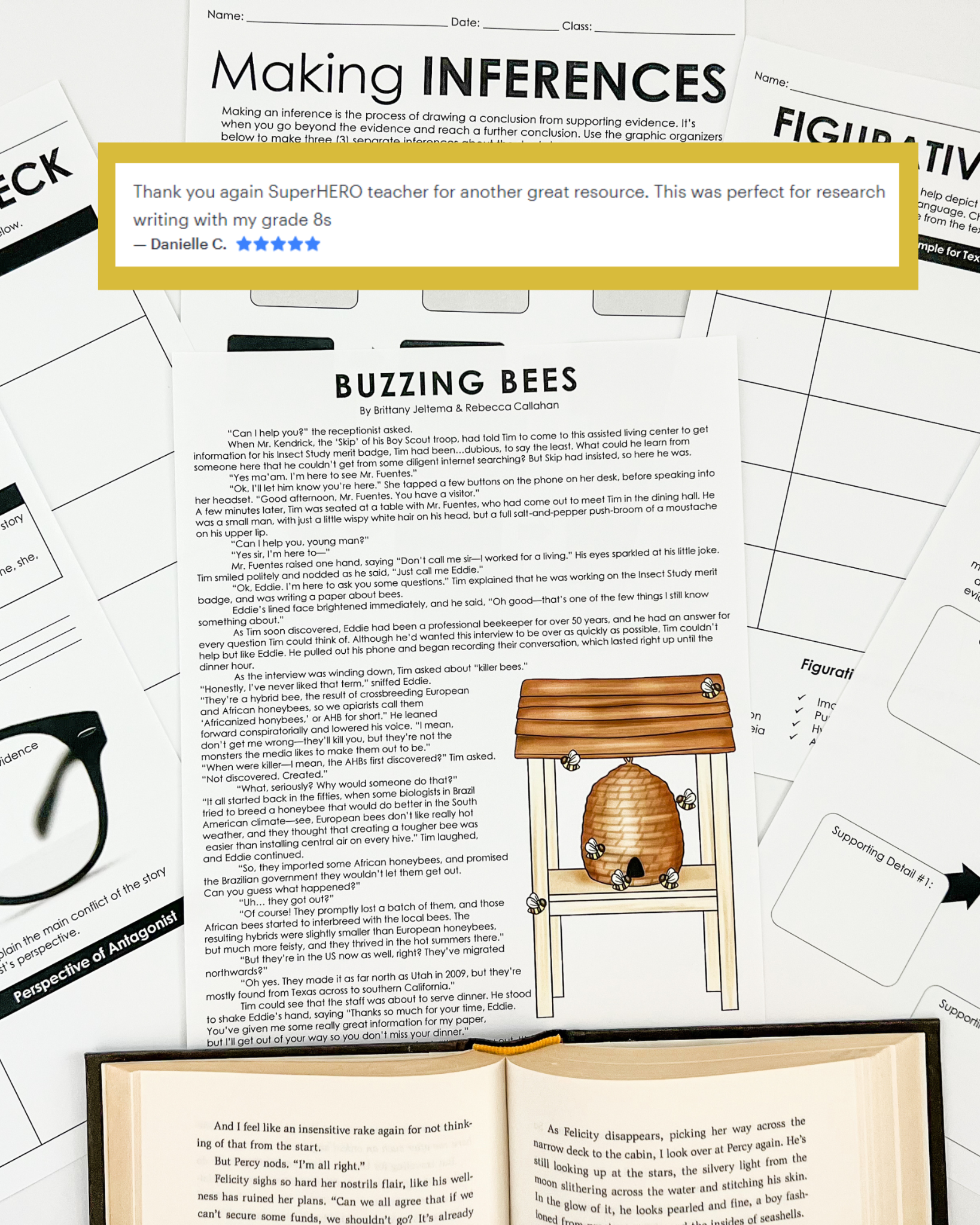 The Superhero Teacher's Resources Facebook ad
