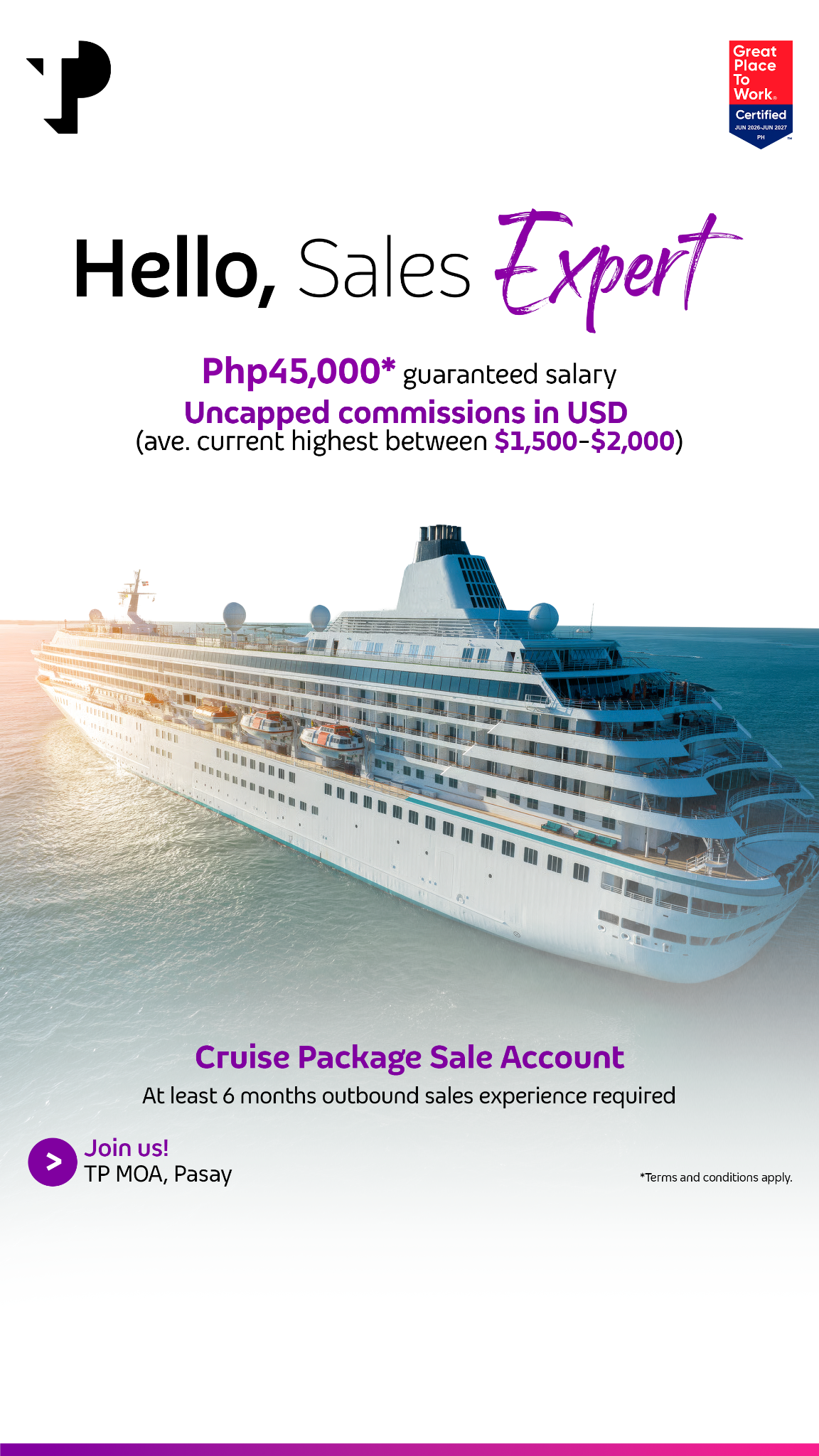 Teleperformance Philippines Facebook ad