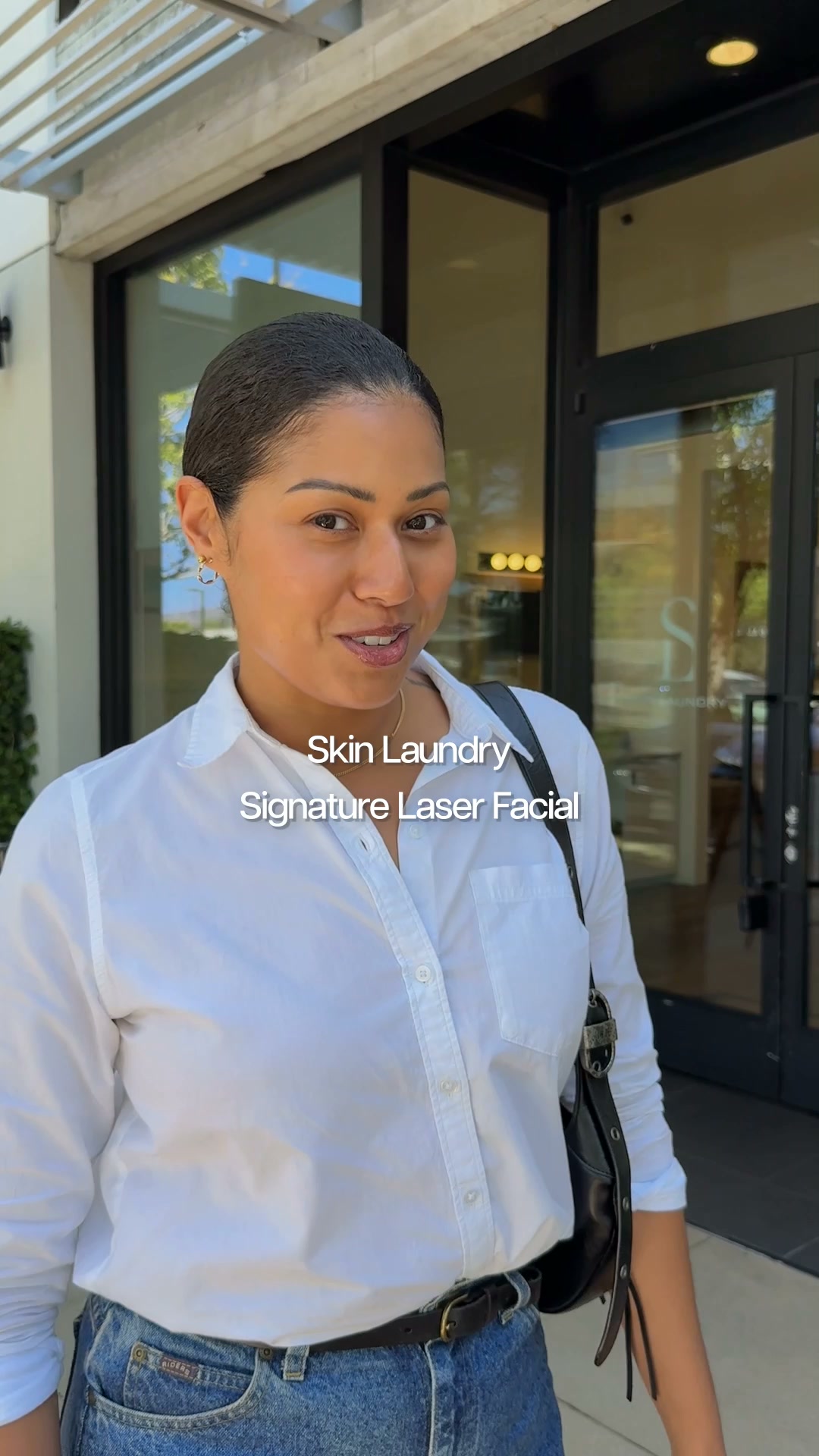 Skin Laundry Facebook ad: Book Now, Glow Later