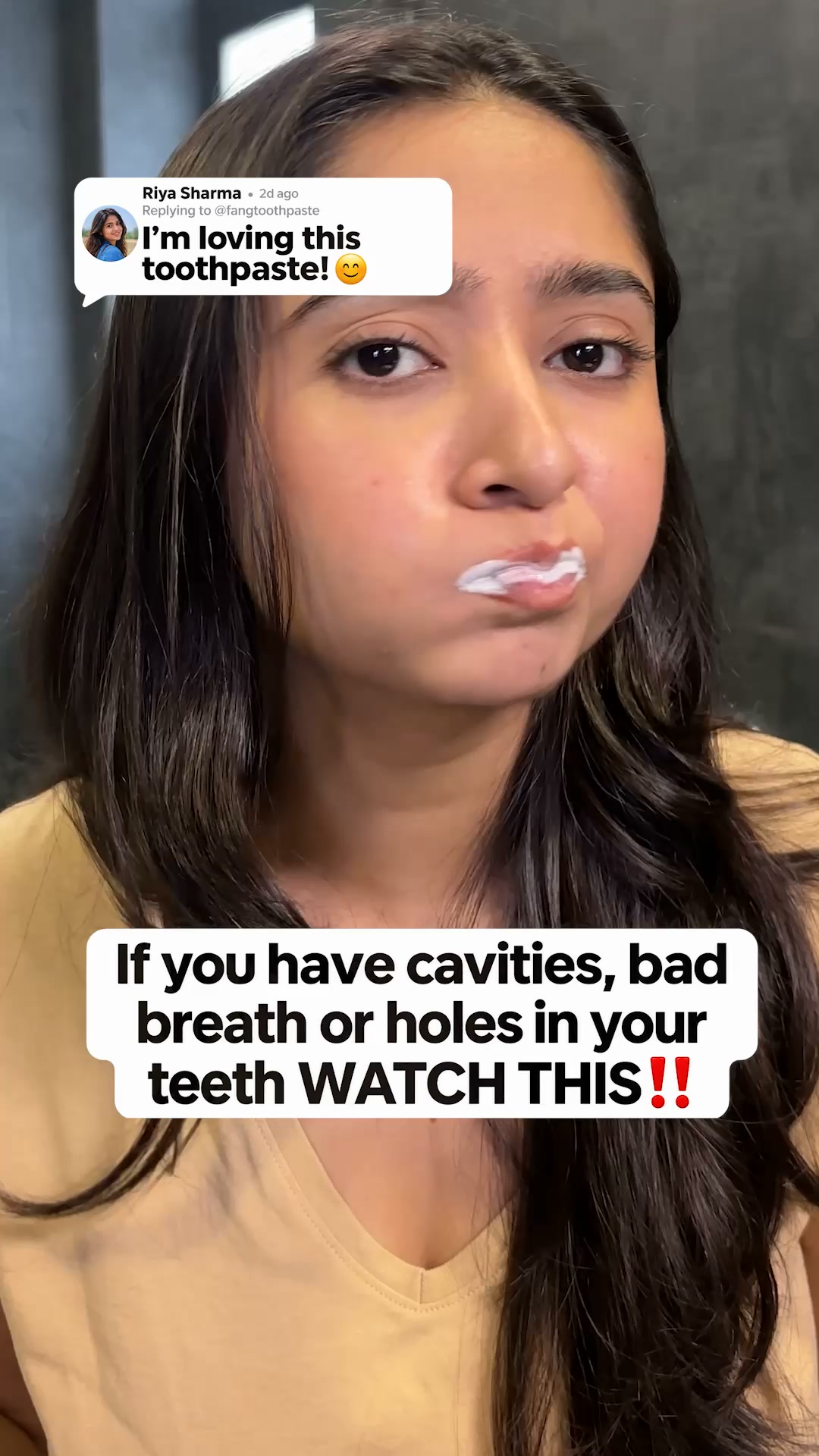 Smile by Fang Facebook ad: Say Goodbye to Cavities Today!