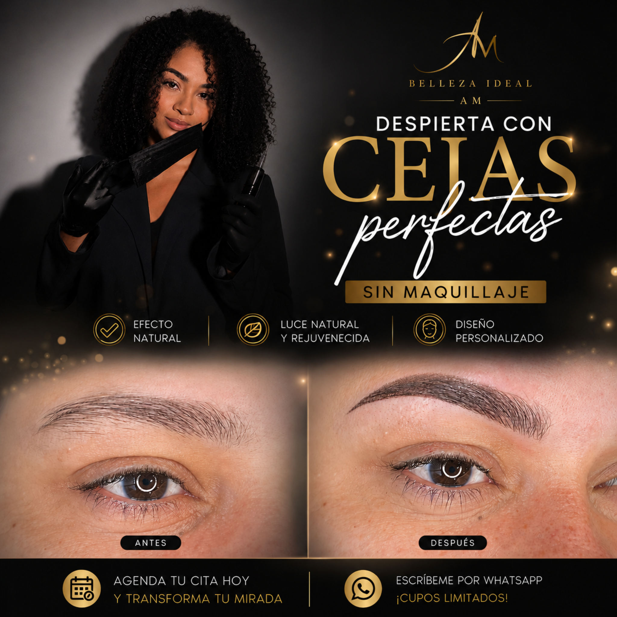 Belleza Ideal - Micropigmentacion y Pestañas Facebook ad: ¿Y si dejaras de maquillarte las cejas todas…