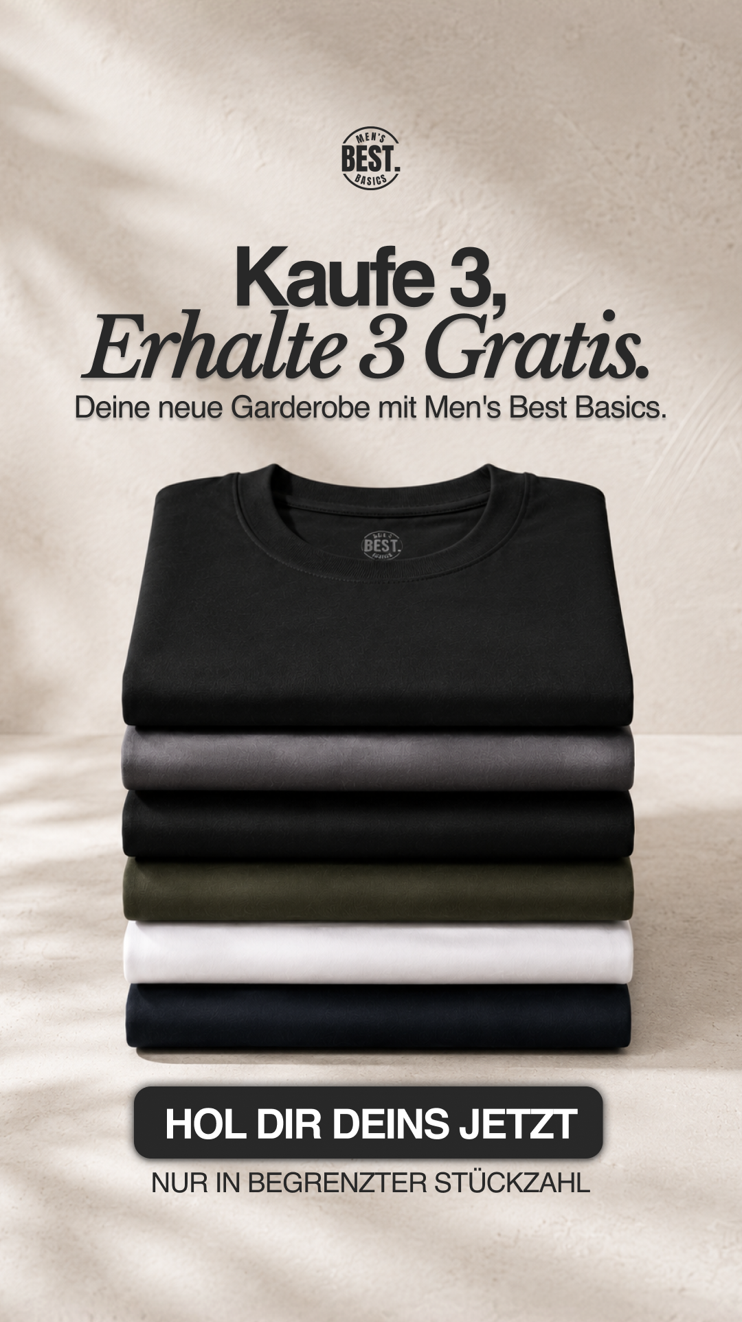 Men's Best Basics Facebook ad