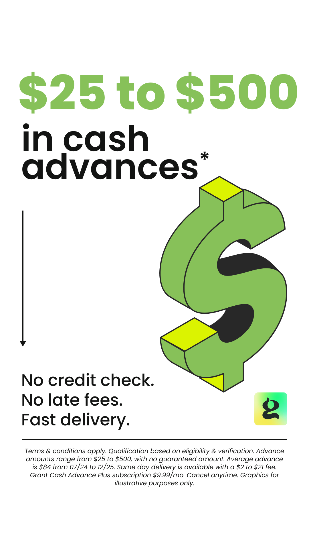 Grant Cash Advance Facebook ad from Jun 17, 2026