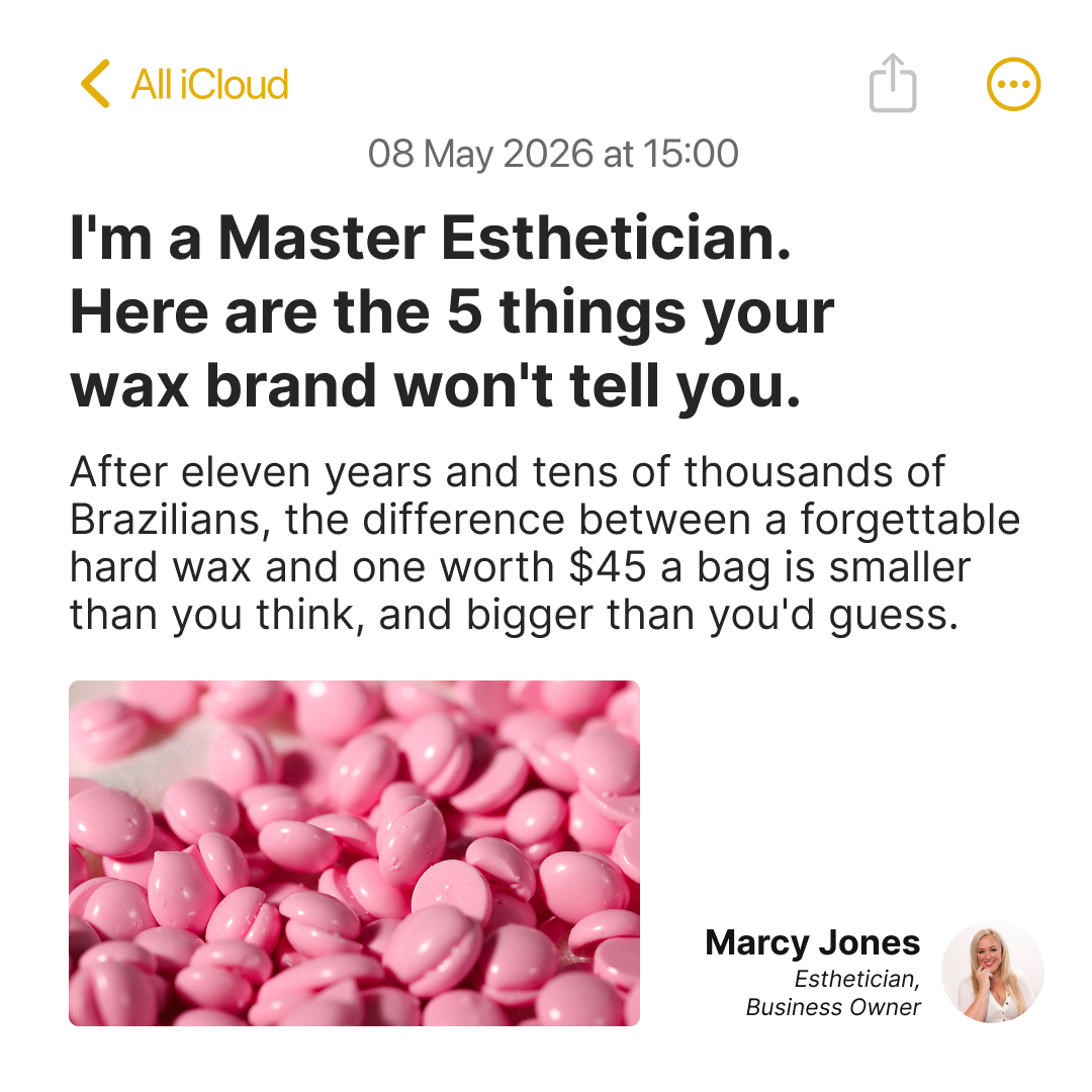 Black Coral Wax Facebook ad