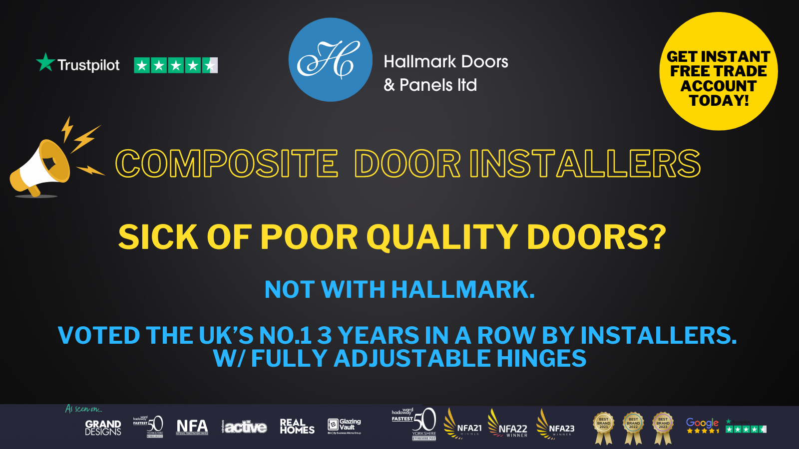 Hallmark Doors & Panels Facebook ad