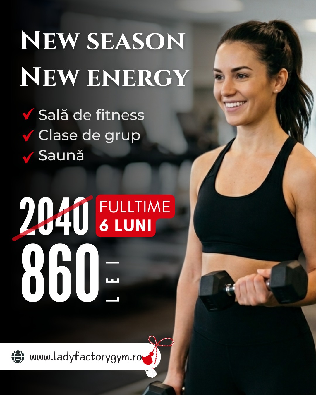 Lady Factory Gym Facebook ad