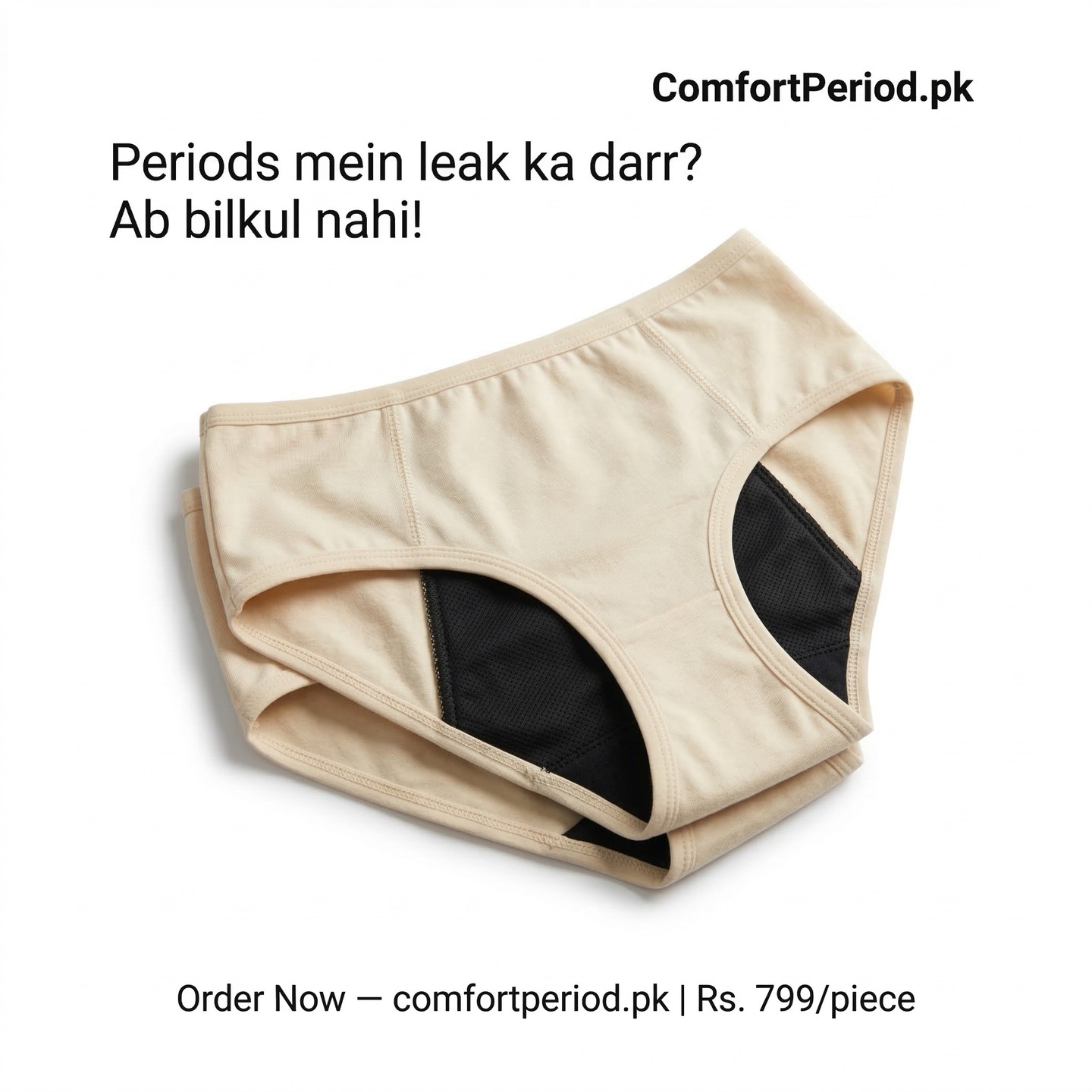 Comfort Period Facebook ad