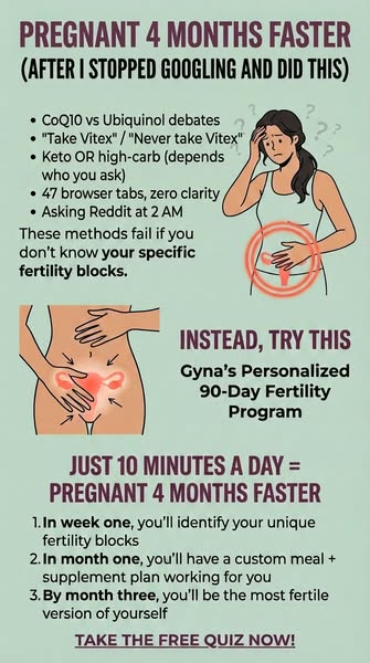 Gyna Fertility and Pregnancy Advice Facebook ad
