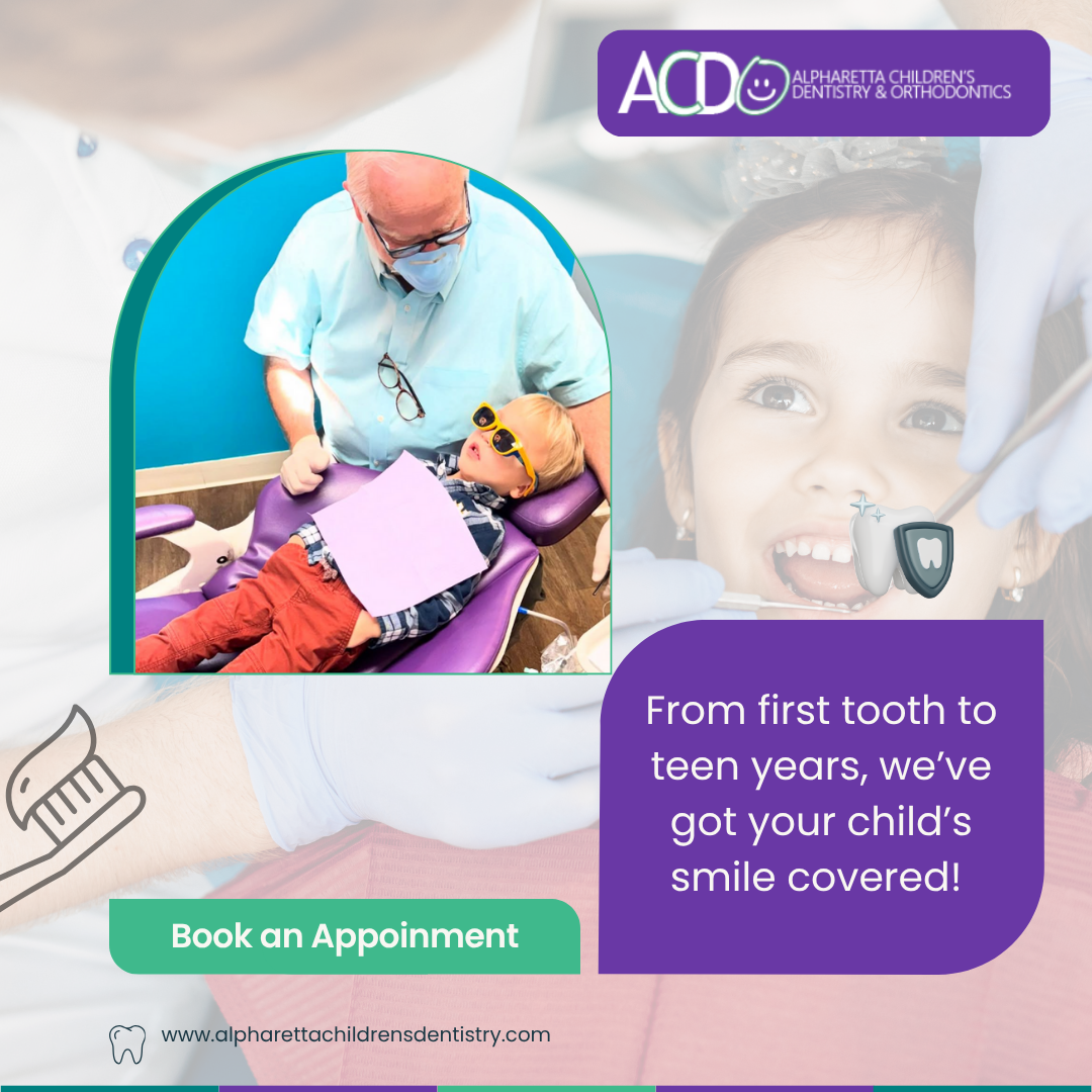 Alpharetta Children's Dentistry & Orthodontics Facebook ad: A Dental Home for Your Child