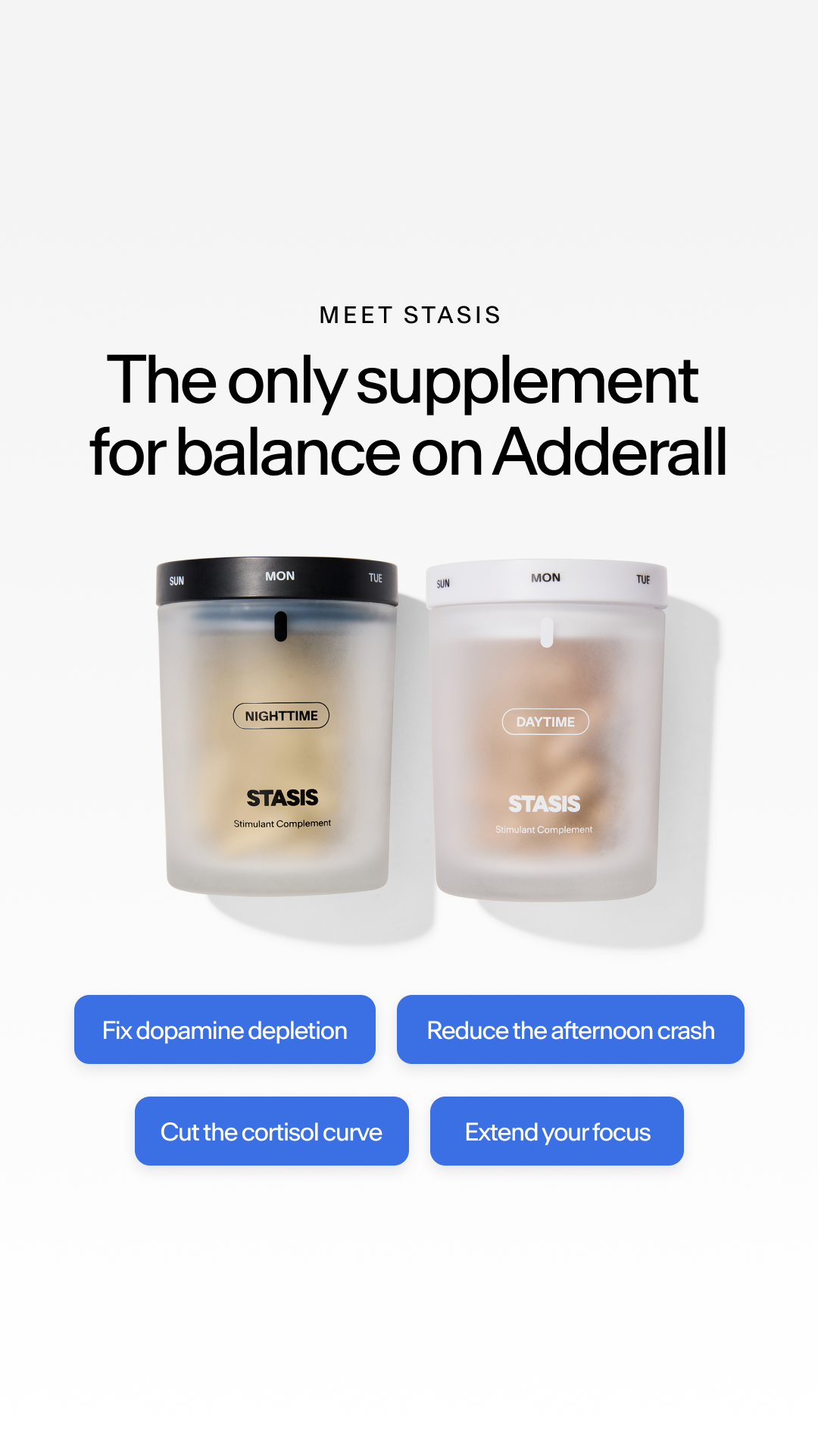Stasis Facebook ad