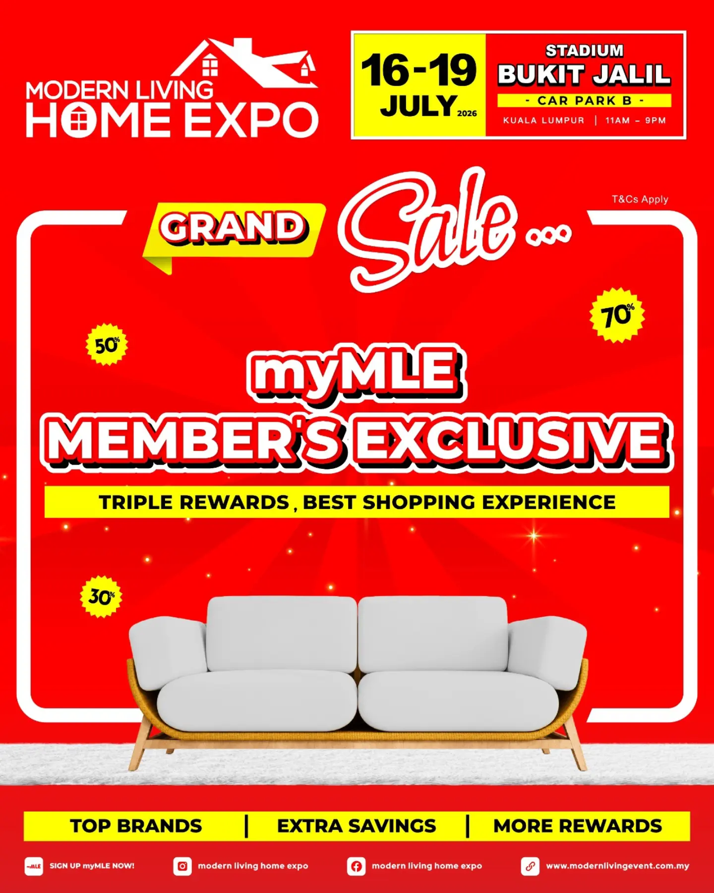 Modern Living Home Expo Facebook ad
