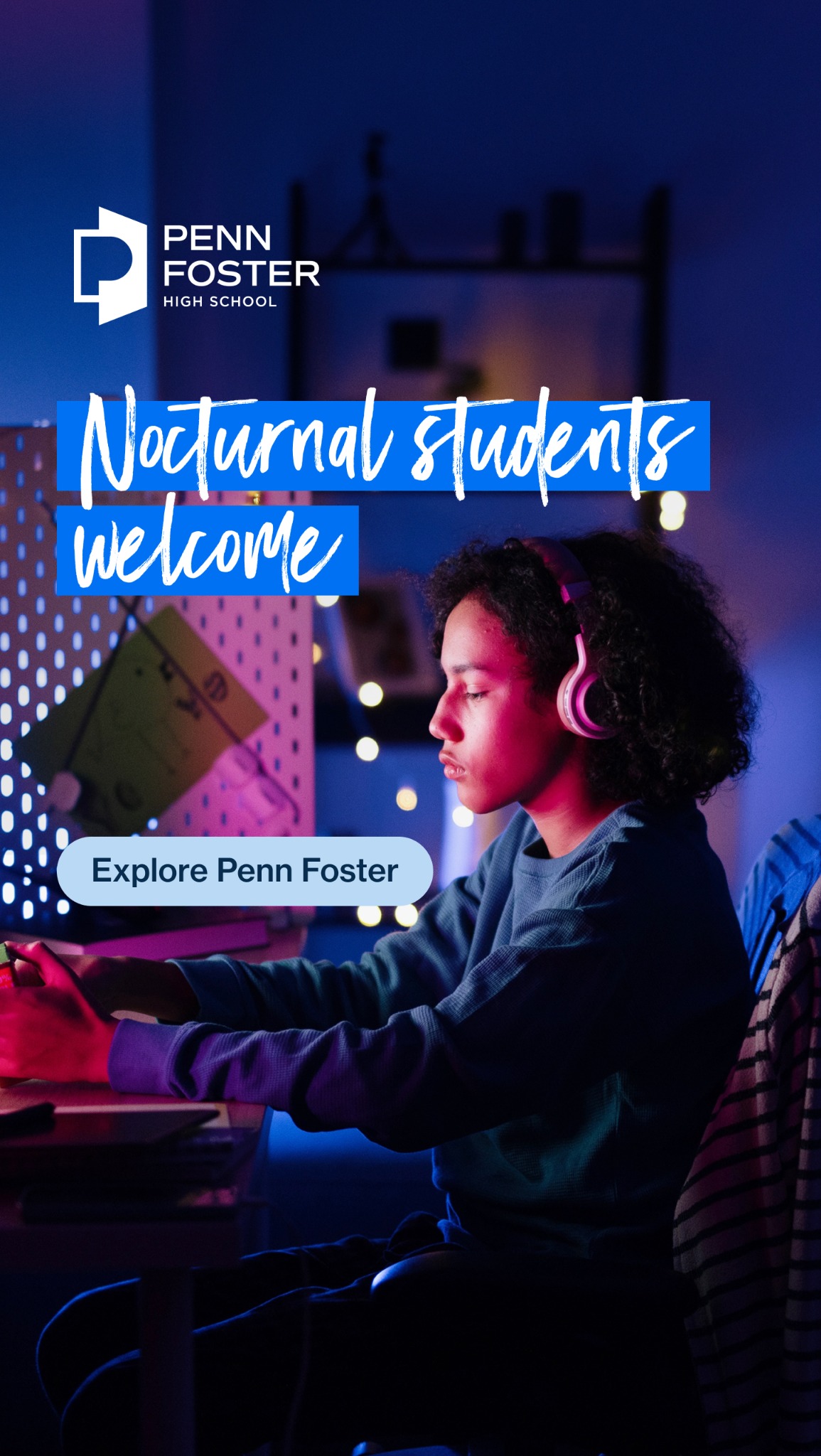 Penn Foster Facebook ad